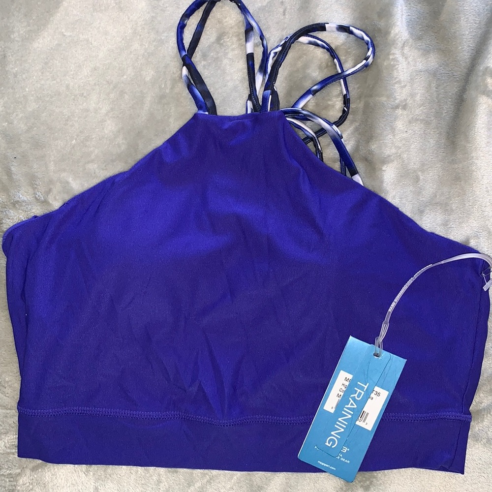 Purple Sports Bra/Crop Athletic Top. Size M